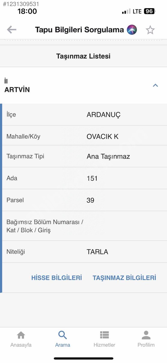 ARTVİN ARDANUÇ OVACIK  KÖYÜ’NDE 7.384 M² TARLA SATILIKTIR - ARTVİN ARDANUÇ fotoğraf 8